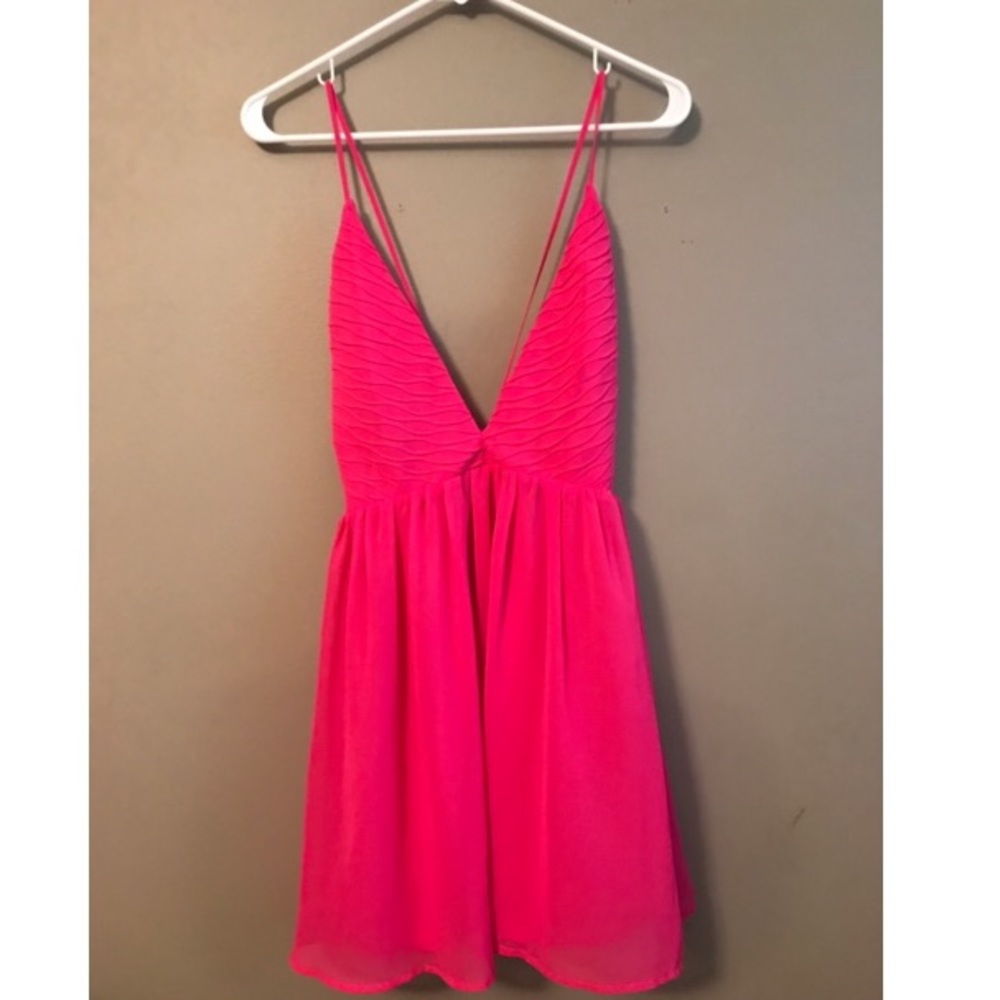Hot Pink Mini Dress